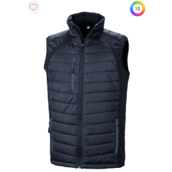 Gilet softshell rembourré black compass recyclé