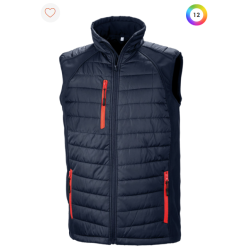 Gilet softshell rembourré black compass recyclé