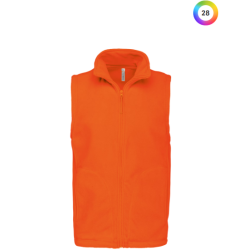 Bodywarmer micropolaire homme