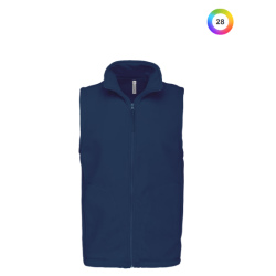Bodywarmer micropolaire homme