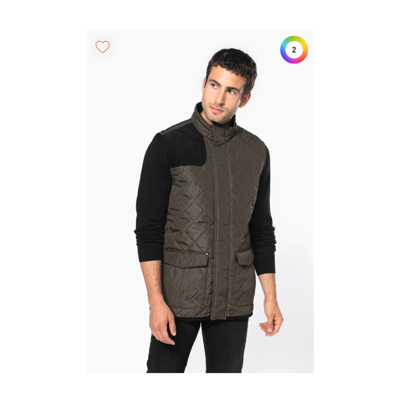 Bodywarmer matelassé homme Bodywarmer matelassé homme