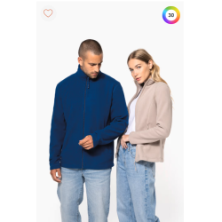 Veste micro polaire zippée homme