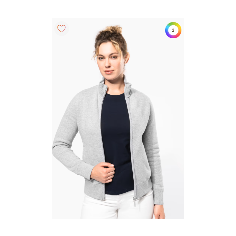 Veste molleton zippée femme Veste molleton zippée femme