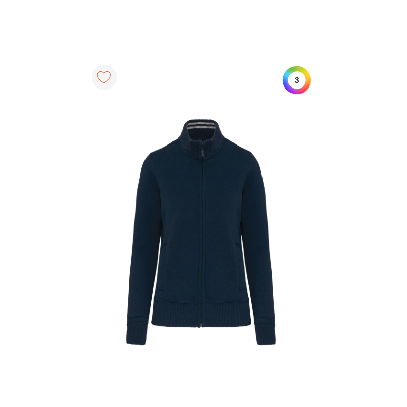 Veste molleton zippée femme Veste molleton zippée femme