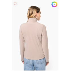 Veste micropolaire zippée femme