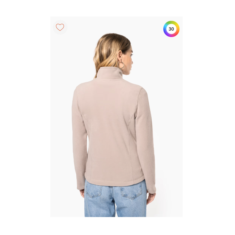 Veste micropolaire zippée femme Veste micropolaire zippée femme