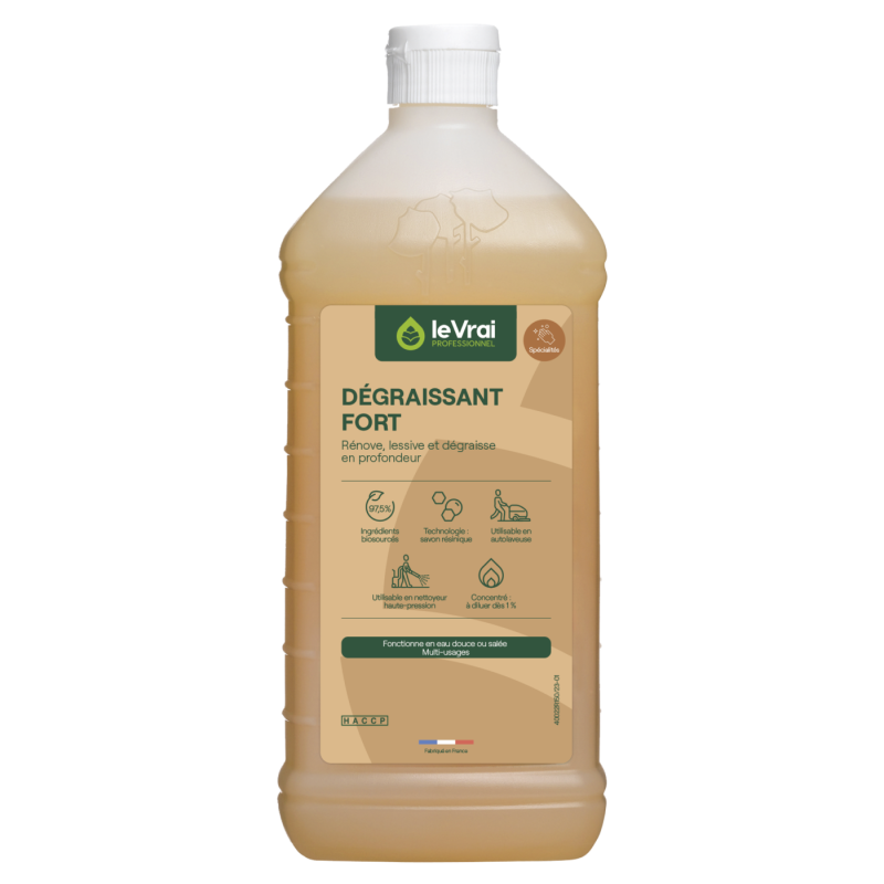 Le Vrai Professionnel Dégraissant fort 1 Litres Le Vrai Professionnel Dégraissant fort 1 Litres
