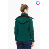 Veste softshell à capuche amovible femme