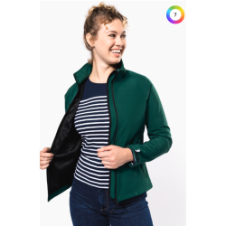 Veste softshell à capuche amovible femme