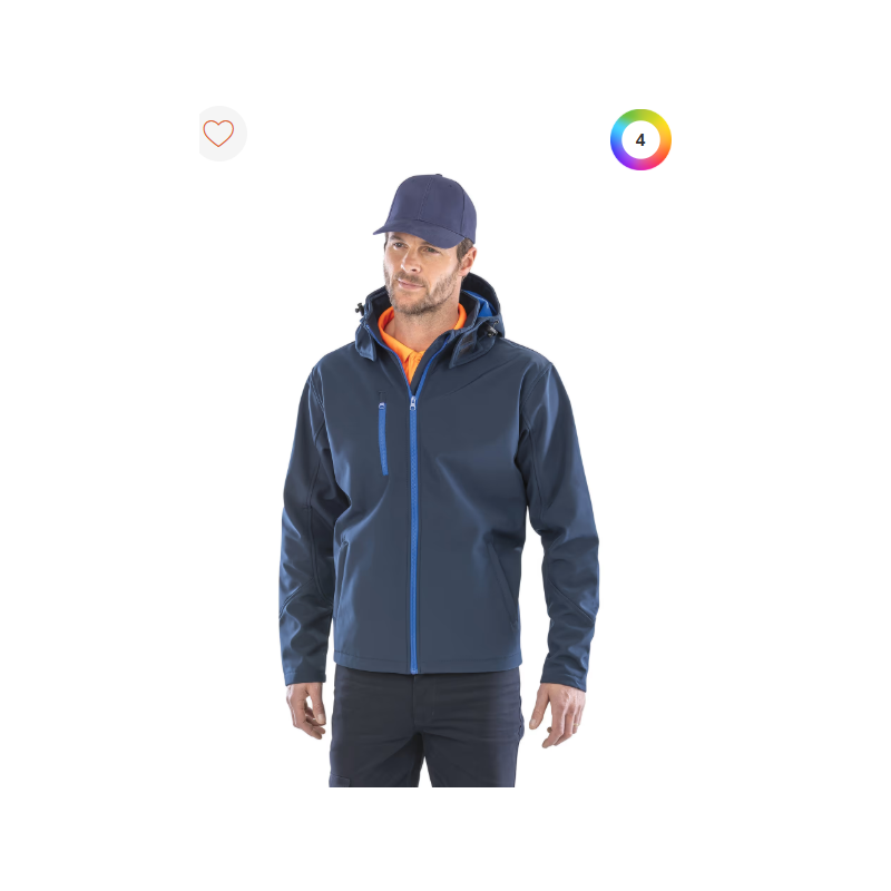 Veste Softshell Capuche Homme TX Performance Veste Softshell Capuche Homme TX Performance