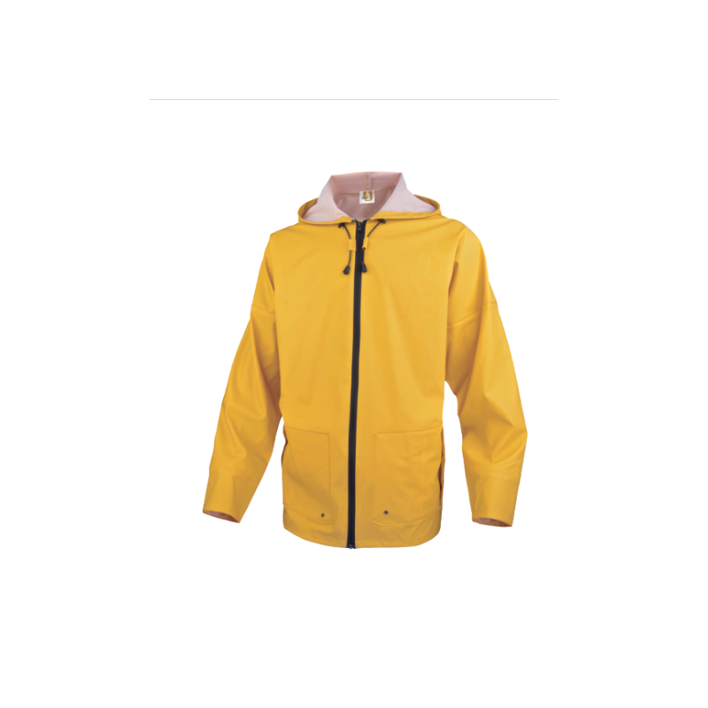 Veste de pluie imperméable et respirant enduit PVCPU Veste de pluie imperméable et respirant enduit PVCPU