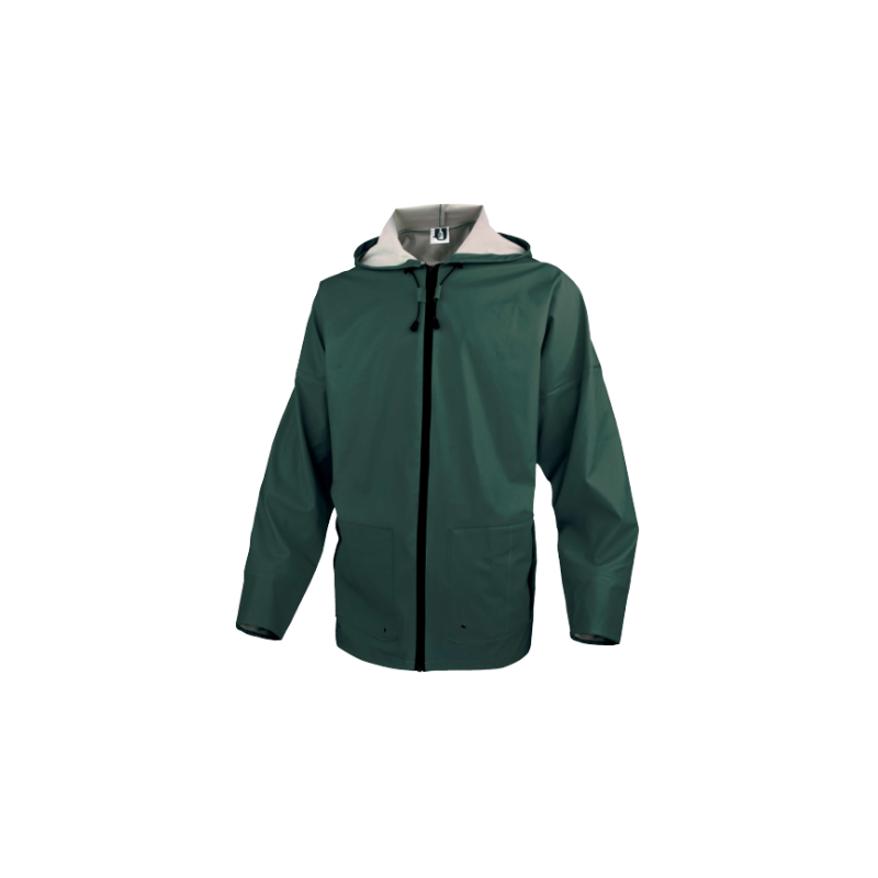 Veste de pluie imperméable et respirant enduit PVCPU Veste de pluie imperméable et respirant enduit PVCPU