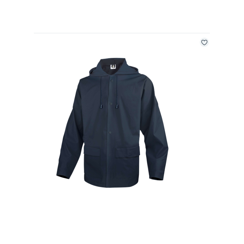 Veste de pluie imperméable enduit PU Veste de pluie imperméable enduit PU