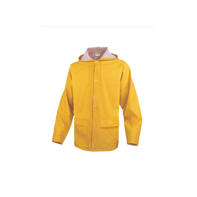 Veste de pluie imperméable enduit PU Veste de pluie imperméable enduit PU