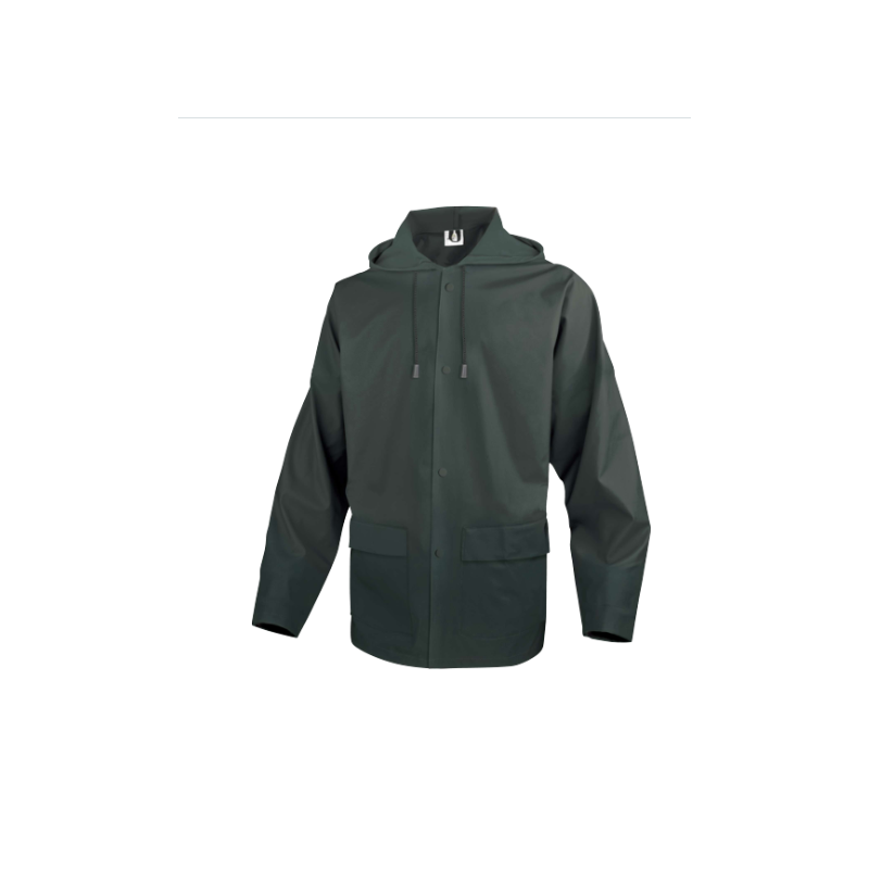 Veste de pluie imperméable enduit PU Veste de pluie imperméable enduit PU