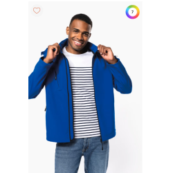 Veste softshell à capuche amovible homme