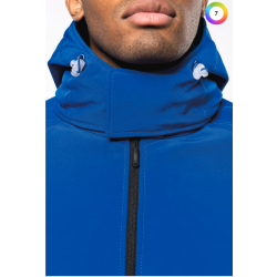 Veste softshell à capuche amovible homme