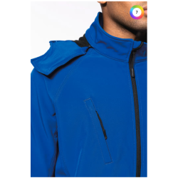 Veste softshell à capuche amovible homme