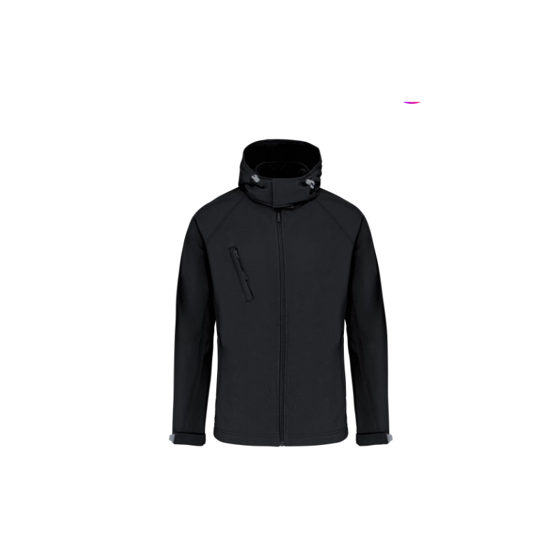 Veste softshell à capuche amovible homme Veste softshell à capuche amovible homme