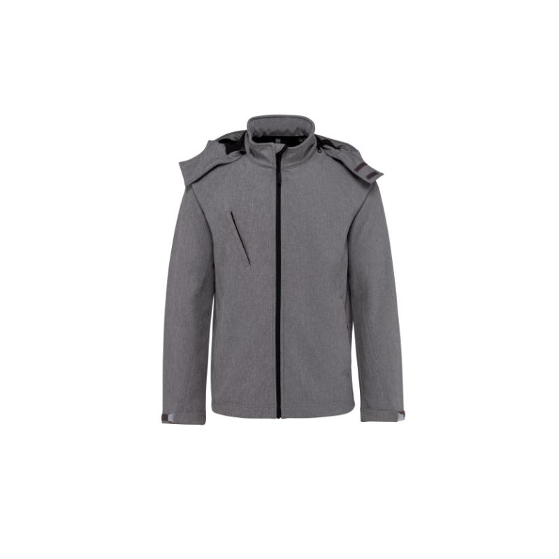 Veste softshell à capuche amovible homme Veste softshell à capuche amovible homme