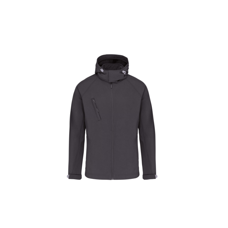 Veste softshell à capuche amovible homme Veste softshell à capuche amovible homme