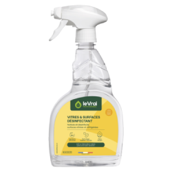 Le Vrai Professionnel Vitres et Surfaces Désinfectant – PULVERISATEUR 750 Ml