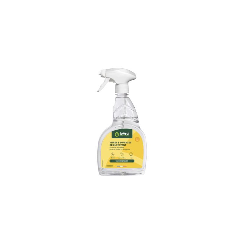 Le Vrai Professionnel Vitres et Surfaces Désinfectant – PULVERISATEUR 750 Ml Le Vrai Professionnel Vitres et Surfaces Désinfectant – PULVERISATEUR 750 Ml