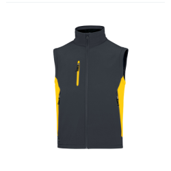 Softshell 2 en 1 coupe-vent et déperlante, avec manches amovibles