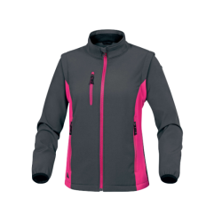 Softshell 2 en 1 coupe-vent et déperlante, avec manches amovibles