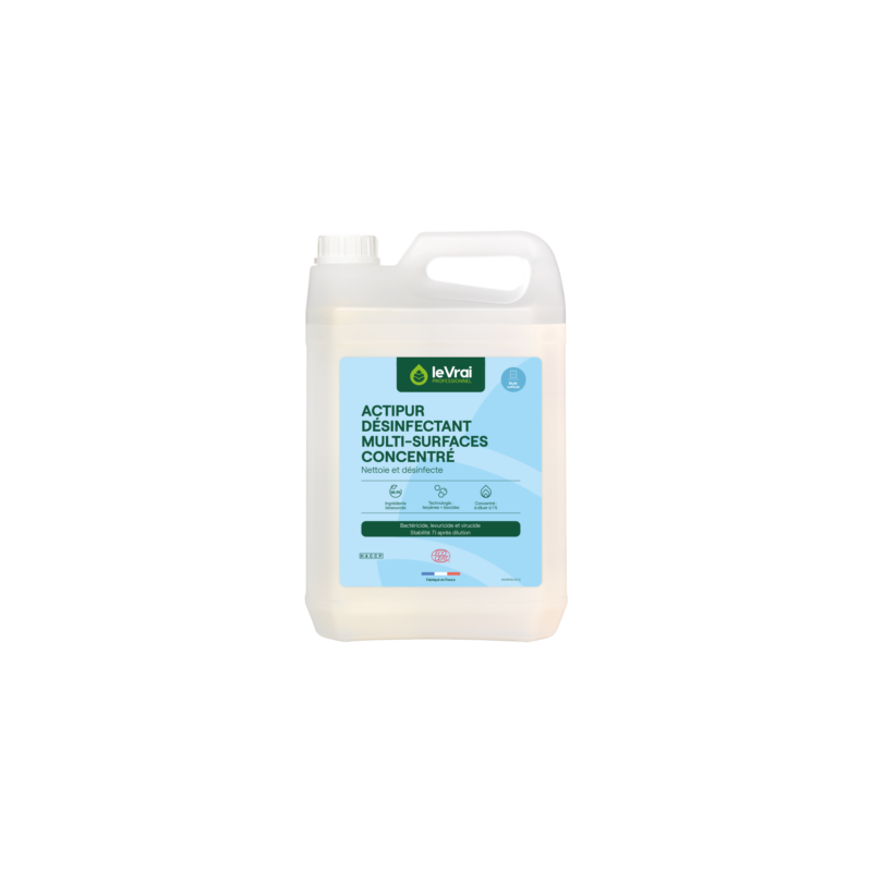 Le Vrai Professionnel Actipur Désinfectant Multi Surfaces Concentré – 5L Le Vrai Professionnel Actipur Désinfectant Multi Surfaces Concentré – 5L
