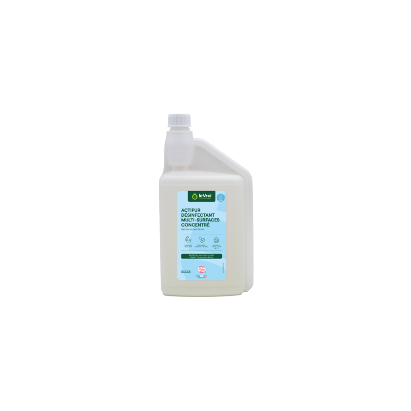 Le Vrai Professionnel Actipur Désinfectant Multi Surfaces Concentré – FLACON 1L AUTODOSEUR Le Vrai Professionnel Actipur Désinfectant Multi Surfaces Concentré – FLACON 1L AUTODOSEUR