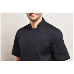 Veste de cuisine manches courtes