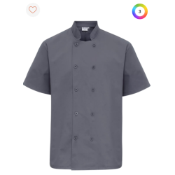 Veste de cuisine manches courtes
