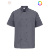 Veste de cuisine manches courtes