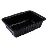 Barquette plastique scellable noir 1000 ml