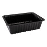 Barquette plastique scellable noir 750 ml CLTP