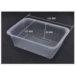 Barquette plastique scellable 1000 ml CLTP