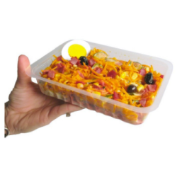 Barquette scellable plastique 750 ml CLTP