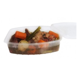 Barquette avec couvercle pack chaleur 900 ml