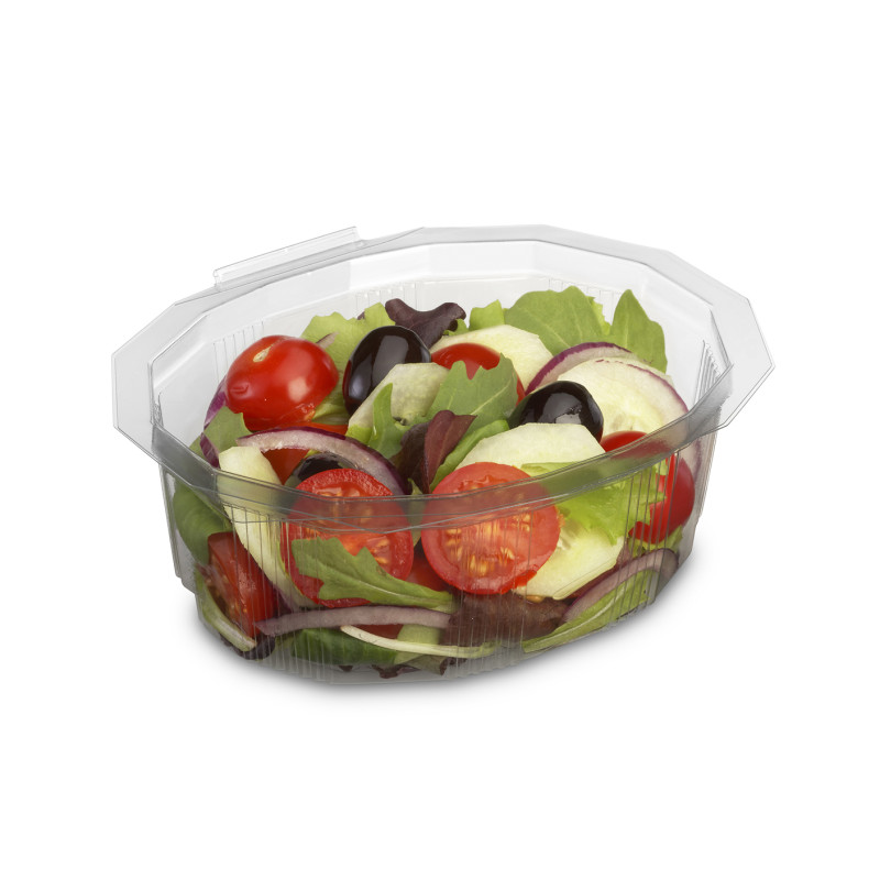 Barquettes 250 ml cristal couvercle à charnière