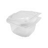 Barquette plastique avec couvercle 375 ml