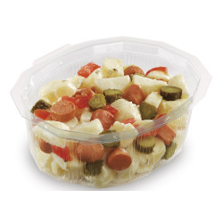 Barquettes 500 ml cristal couvercle à charnière