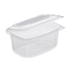 Barquette alimentaire à couvercle micro-ondable 1000 ml