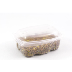 Barquette micro-ondable avec couvercle 375ml