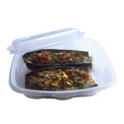 Barquette plastique transparente micro-ondable 750 ml