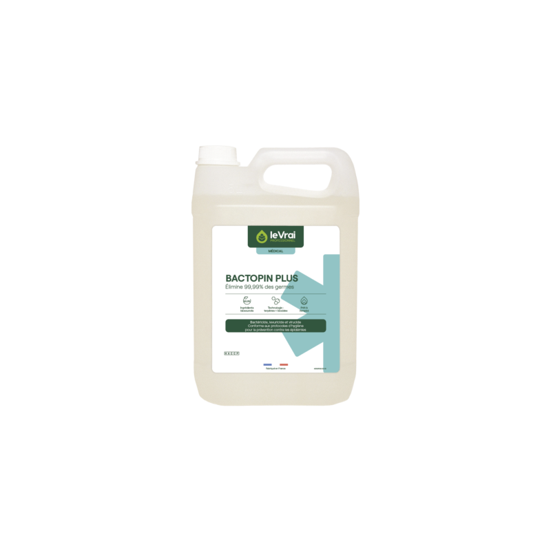 Le Vrai Professionnel Médical Bactopin Plus Prêt à l’emploi – 5l Le Vrai Professionnel Médical Bactopin Plus Prêt à l’emploi – 5l