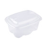 Barquette ARCHIPACK plastique transparente micro-ondable 500 ml