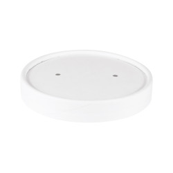 Couvercle blanc 237 ET 360 ml pot carton