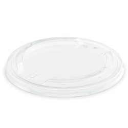 Couvercle plastique 60 ml transparent pour pot à sauce Delipack