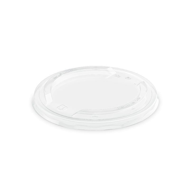 Couvercle plastique 60 ml transparent pour pot à sauce Delipack